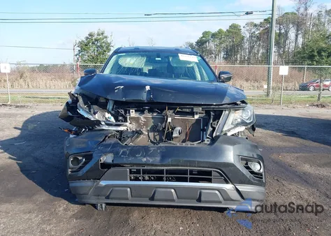 2019 Nissan Pathfinder Sv z USA, uszkodzony, nr VIN 5N1DR2MN2KC607572